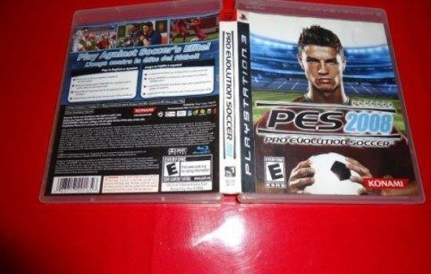 Caja de PES 2008 para PS3