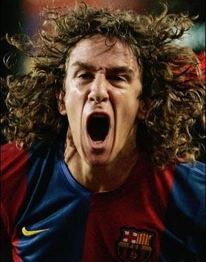 ¡Mamá, tengo miedo! ¡Puyol va a salir de la pantalla!