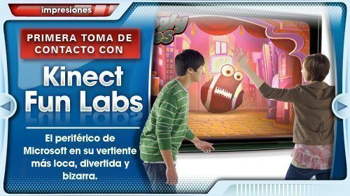 Toma de contacto con Kinect Fun Labs