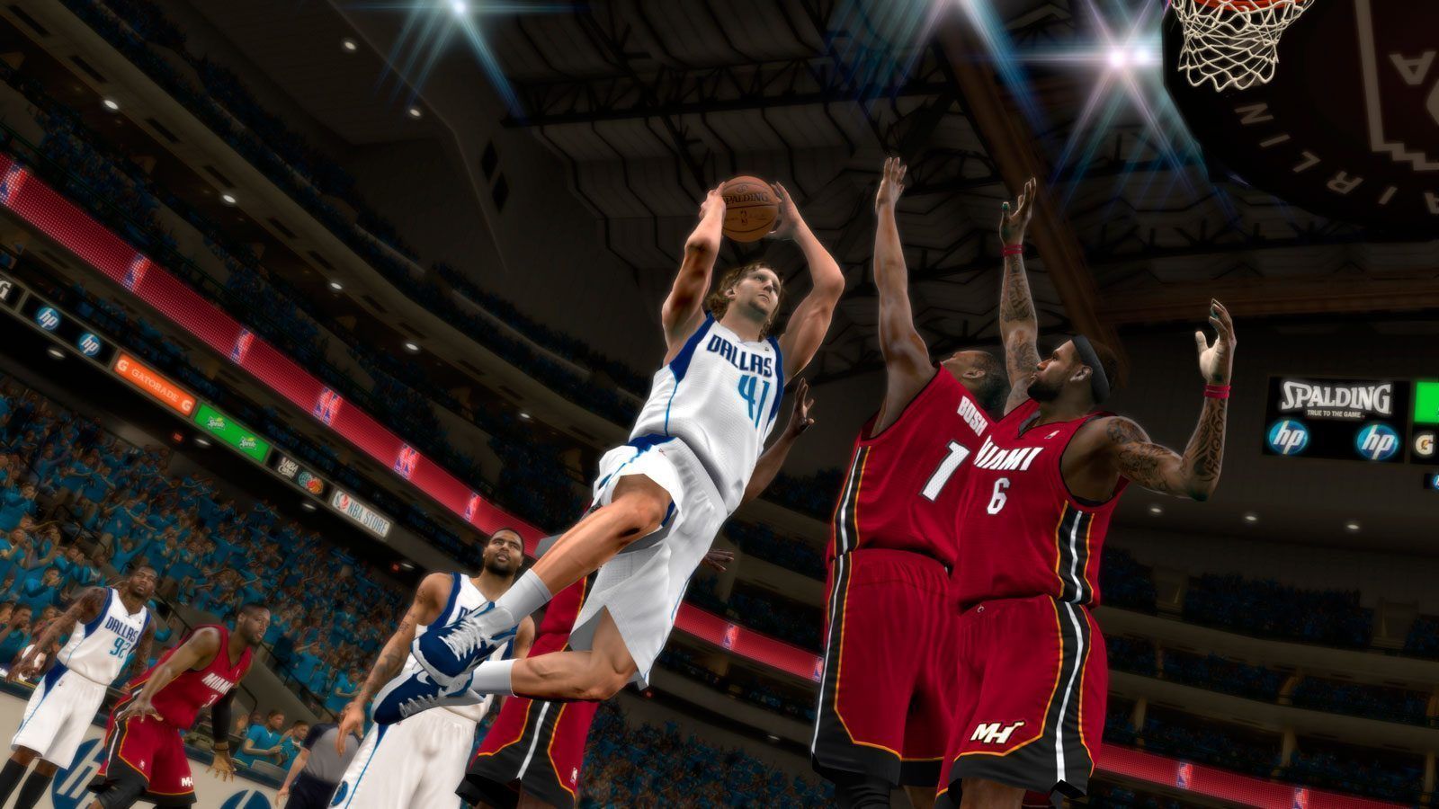 ¡Cómo machaca Nowitzki en NBA 2K12!