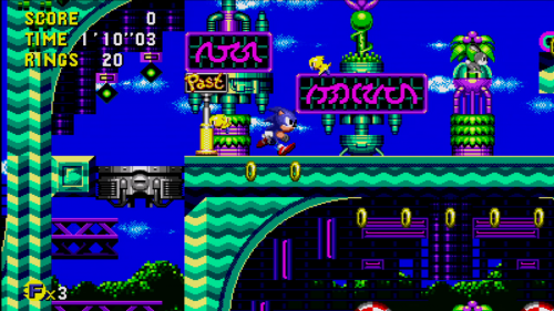 sonic cd panel