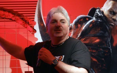 Dave Fraccia en la presentación de Prototype 2