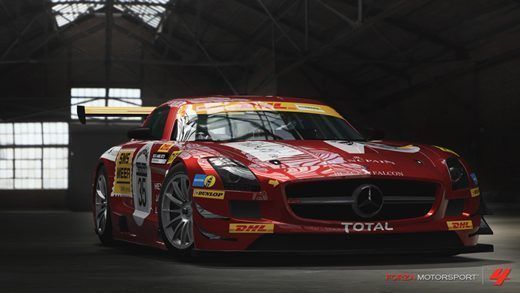 Mercedes Benz Black Falcon SLS AMG GT3 Forza Motorsport 4