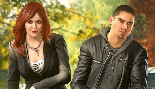 Christina Hendrix y Sean Faris en Need for Speed: The Run