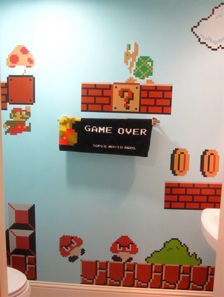 El baño de Super Mario