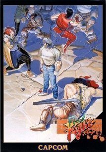 Póster del legendario arcade Final Fight