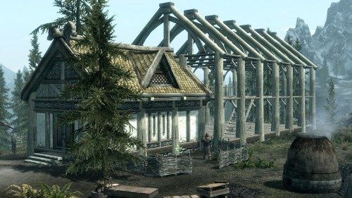 Casa en Skyrim: Hearthfire a lo Siete Novias para Siete Hermanos