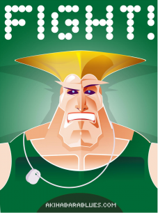 Guile de Street Fighter, por Roswell