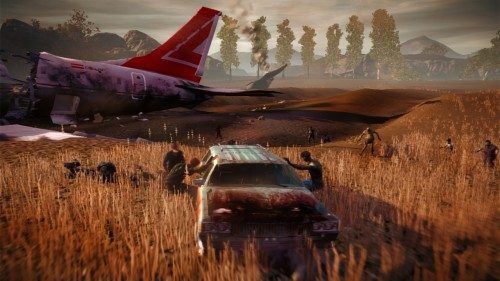 Un avión y zombies. No, no es un spin off de Lost. Creo.