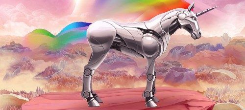 Un Robot Unicornio. Pocas cosas pueden molar más.