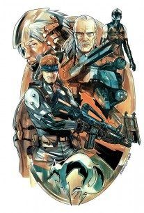 Arte inspirado en Snake y Metal Gear