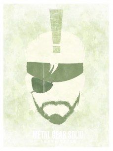 Arte inspirado en Snake y Metal Gear