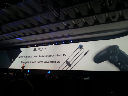 Anuncio de fechas de lanzamiento de PS4