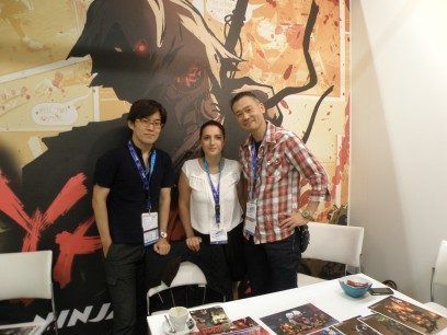 Inafune y Eugenia Arrés