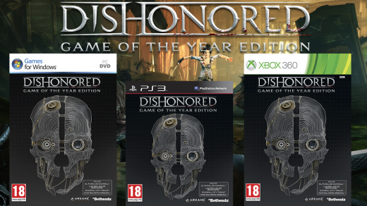 Dishonored GOTY carátulas