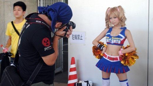 TGS 2013 Cosplay lollipop chainsaw