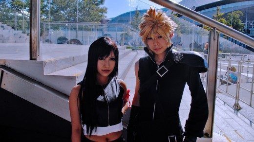 tgs 2013 cosplay tifa cloud