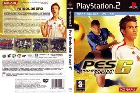 Portada PES 6 PS2