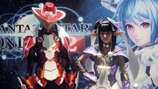 TGS 2013 Babes Phantasy Star Online