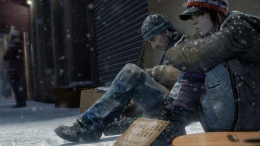 Beyond Two Souls homeless