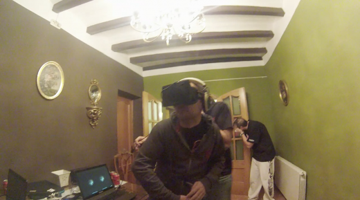 Jugando a Oculus Rift