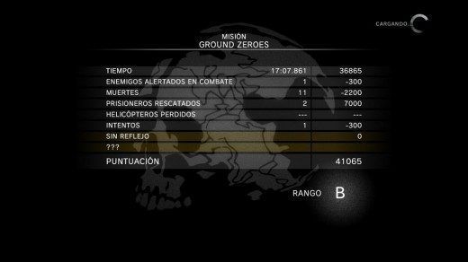 La primera partida de MGSV Ground Zeroes, 17 minutos a saco