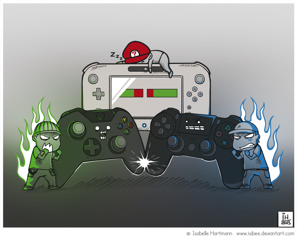 next_gen_consoles_battle_by_isibee-d6j7b87