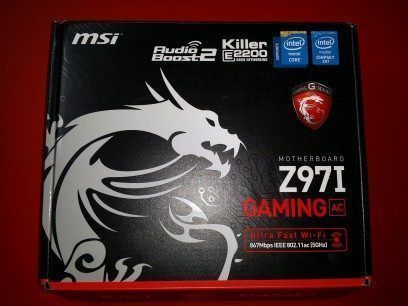 MSI Z97i  caja frontal