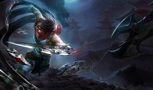 League-of-Legends-Dragonblade-Talon-Wallpaper