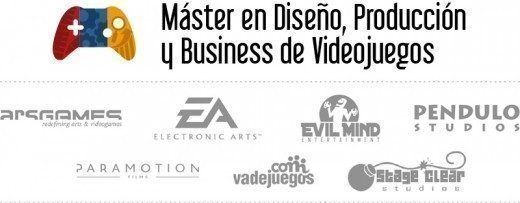 Logos colaboradores Máster Videojuegos