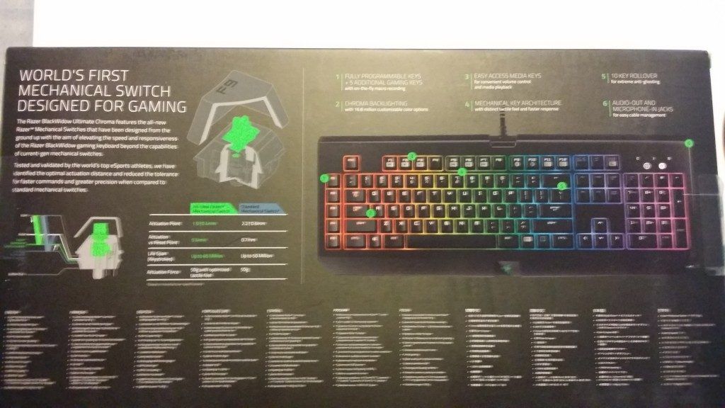 Razer Blackwidow Ultimate Chroma 002