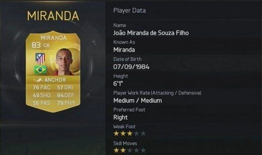 Fifa 15 Miranda