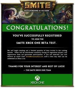 Smite Xbox One