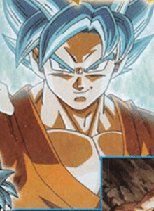 Os presentamos a Goku Super Saiyan God Super Saiyan. Como leéis.