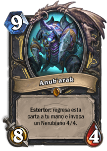 Anub Arak HearthStone card