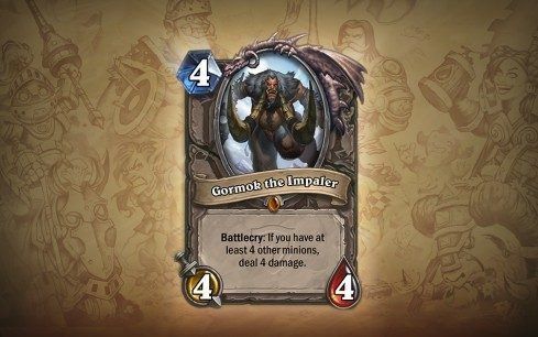 HearthStone Gormok El Empalador