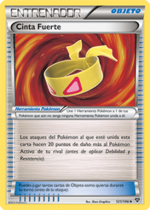 Carta Cinta Fuerte Pokémon