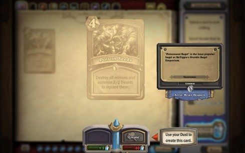 HearthStone Heroes Of Warcraft crear cartas de aventuras