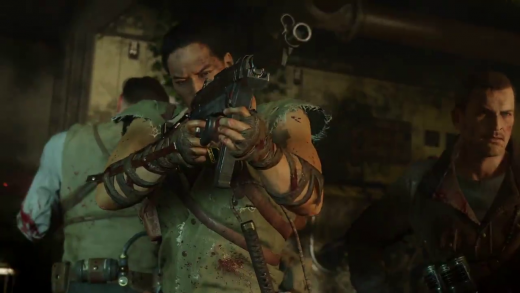 La HG 40 que lleva en esta imagen Takeo. ¿Significa esto que si las hemos conseguido las tendremos disponibles también en modo zombies?