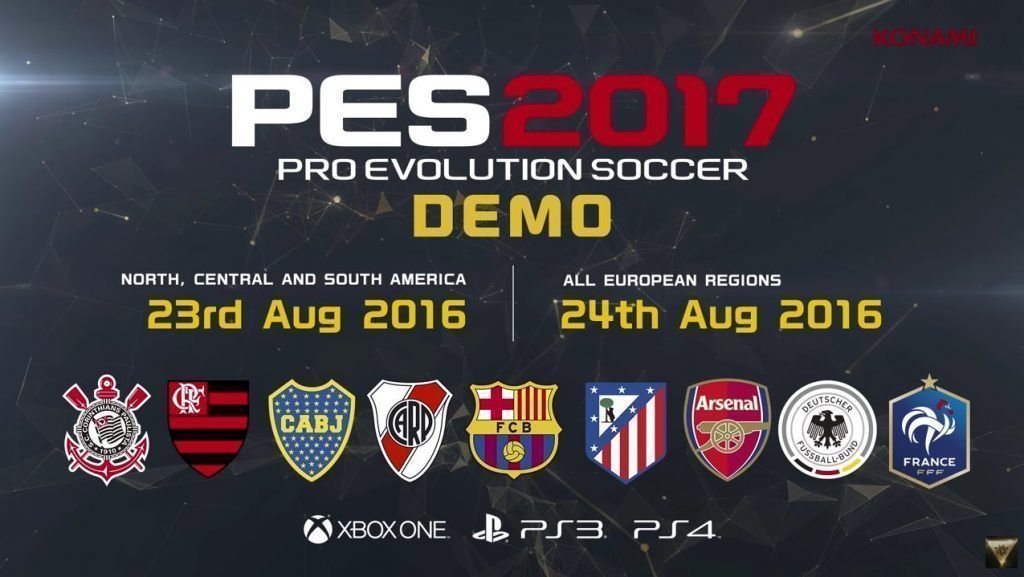 PES 2017 demo