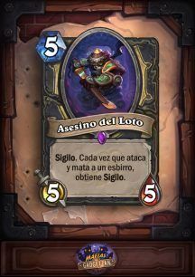 Muy buena carta para el tradeo del pícaro, Quizás mejor en arena más que en  construido, pero ese sigilo cada vez que mata es muy tocho.