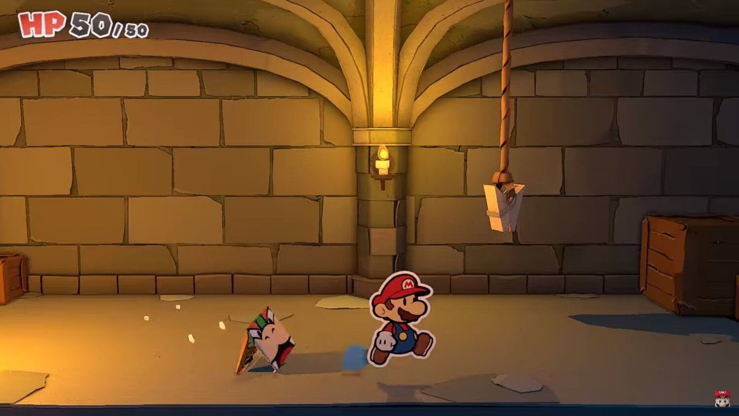 Pasillo en Paper Mario: The Origami King